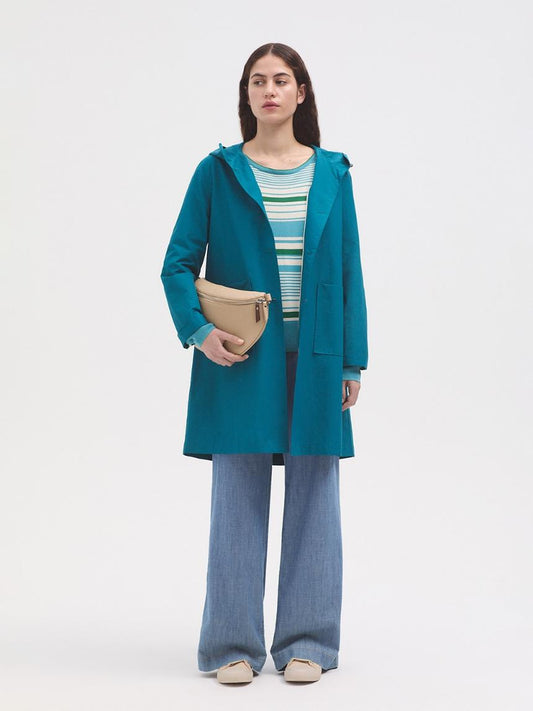 Trench con capucha