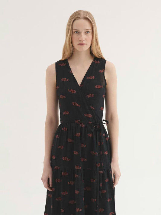 Vestido cuadrillé Fish