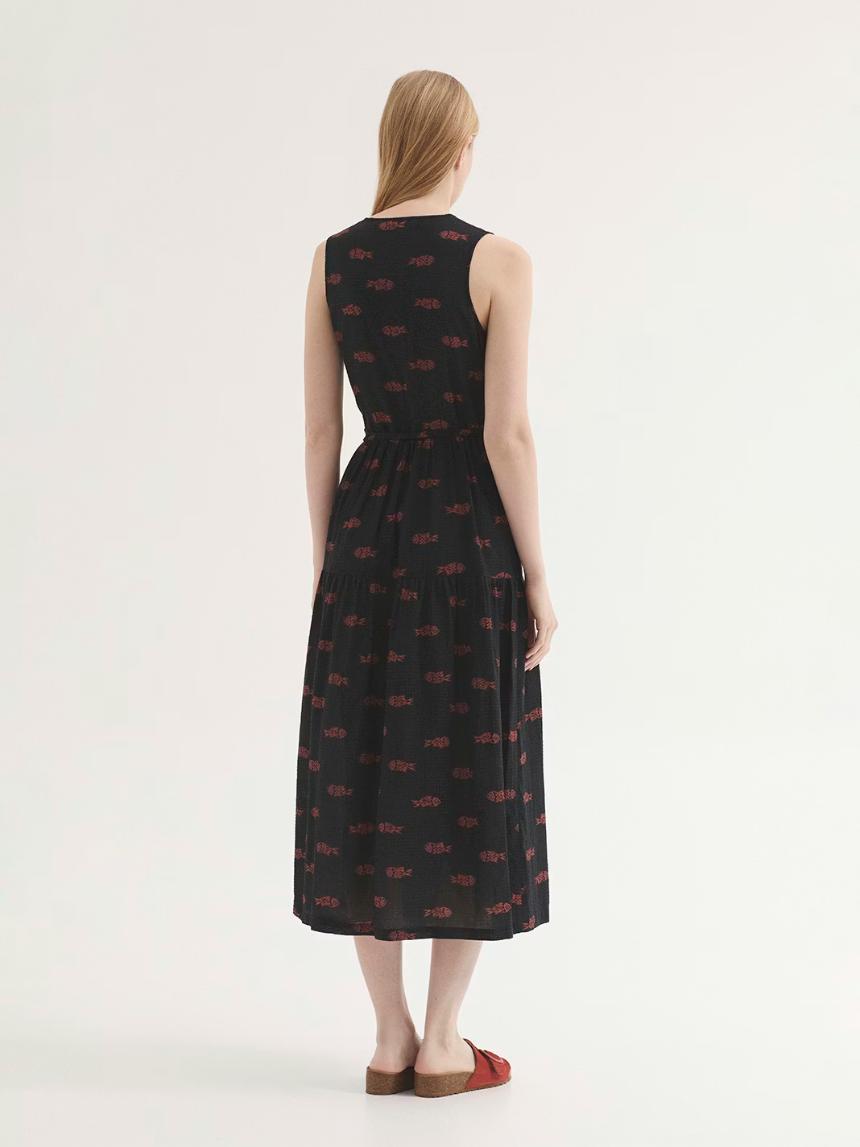 Vestido cuadrillé Fish