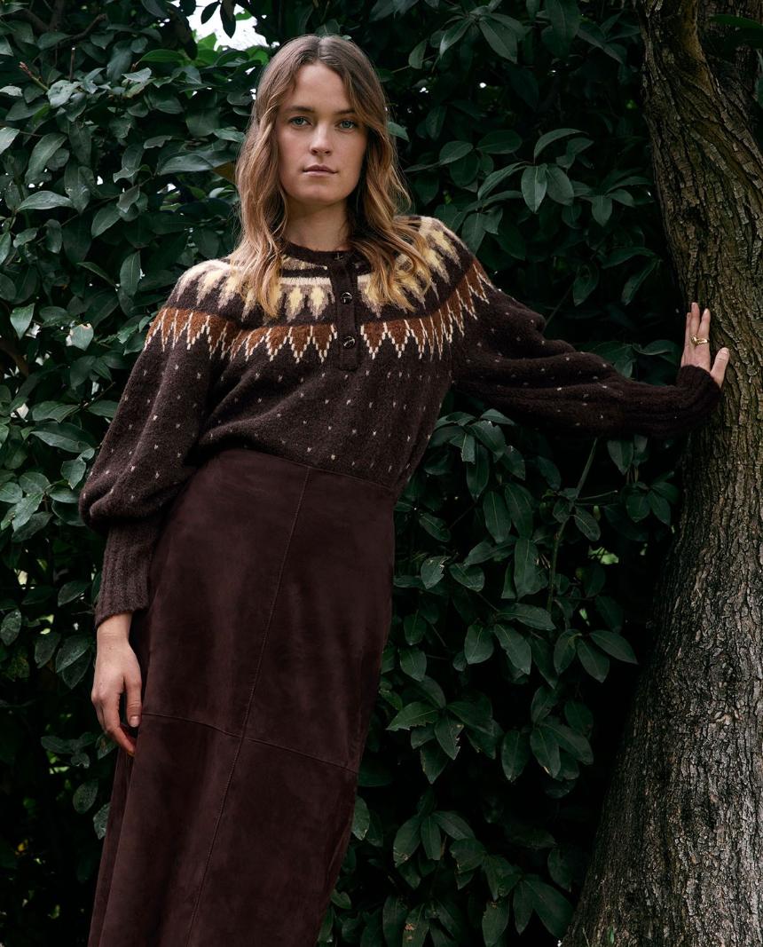 Jersey jacquard nórdico