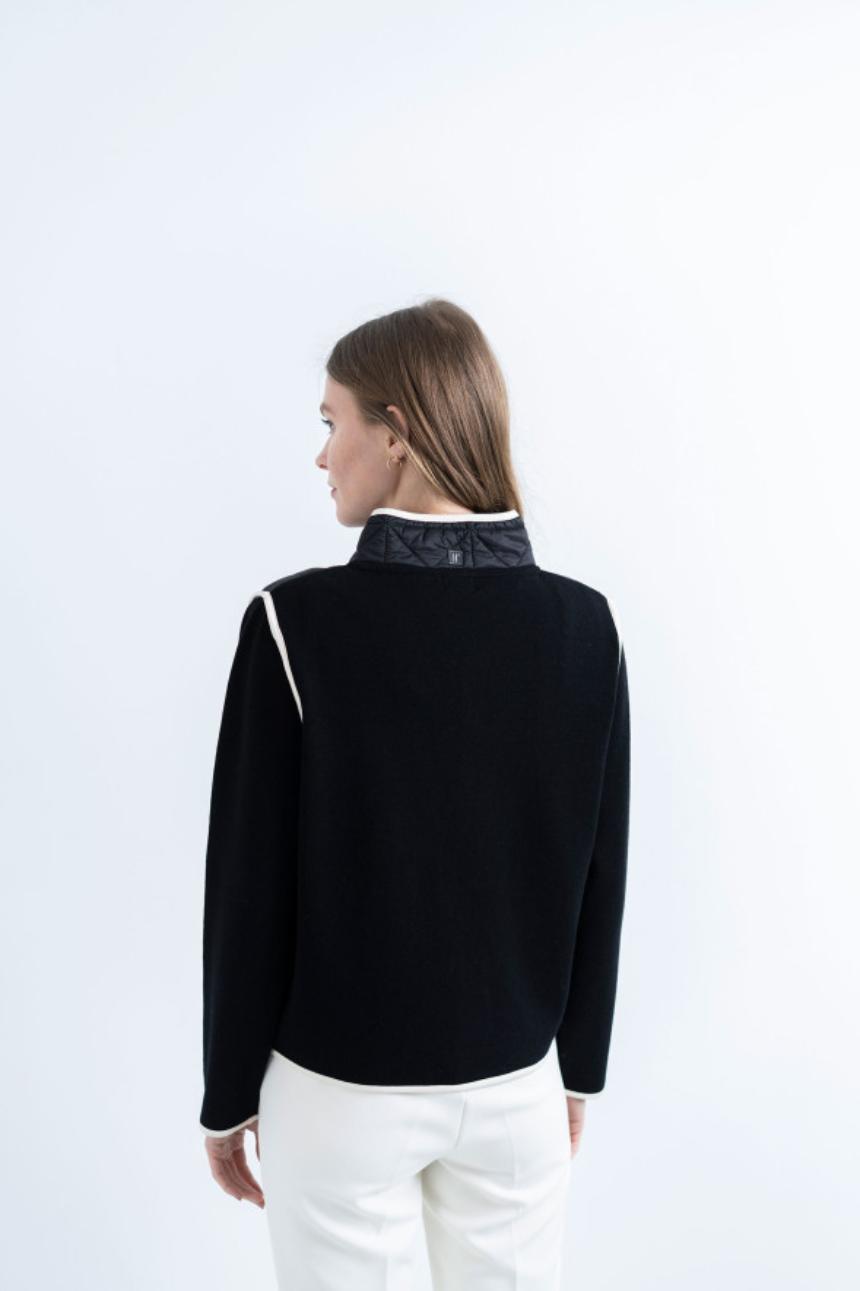 Chaqueta acolchada negra