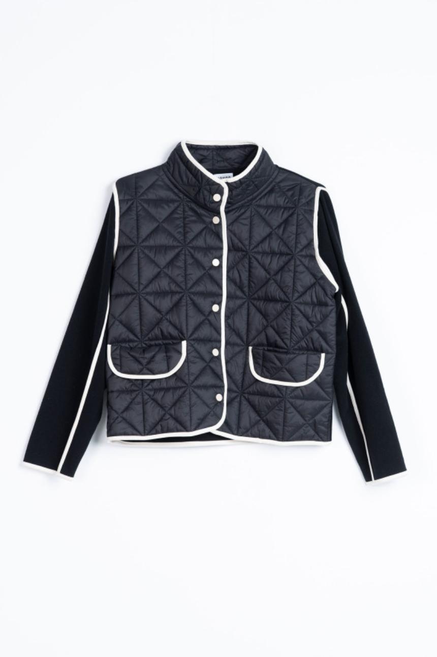 Chaqueta acolchada negra