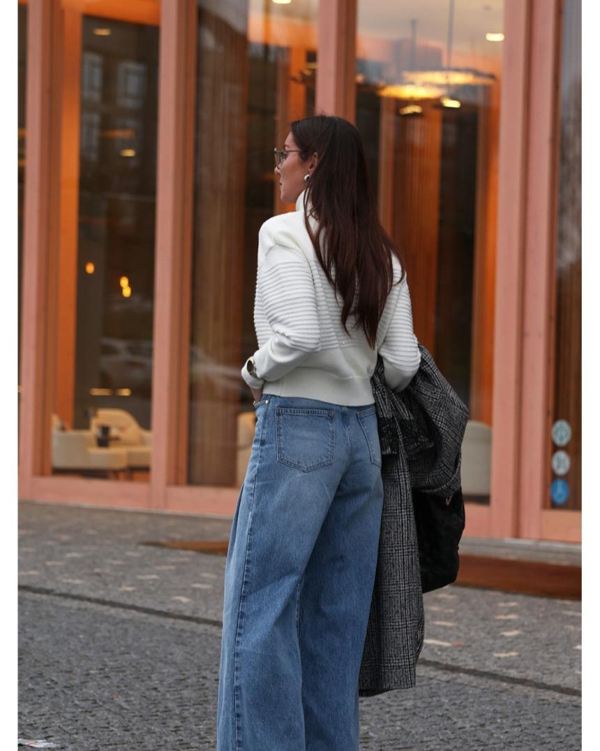 Pantalón vaquero pierna ancha