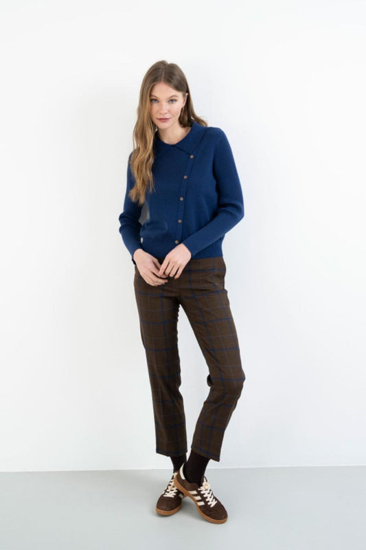 Pantalón tobillero de cuadros