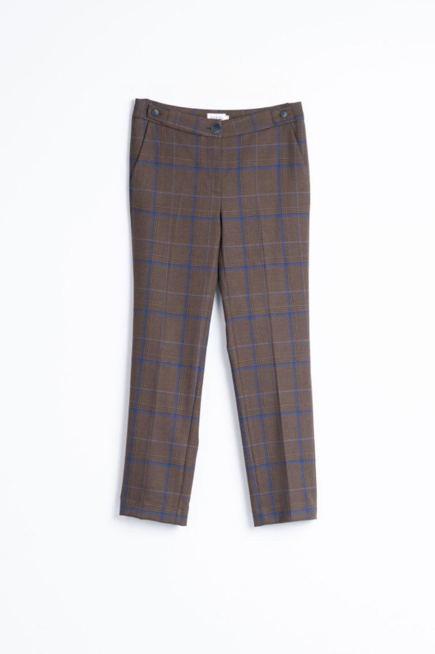 Pantalón tobillero de cuadros