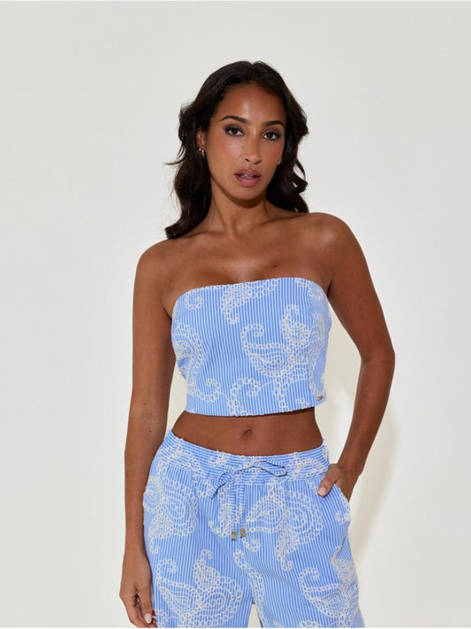 Top Crop Rayas
