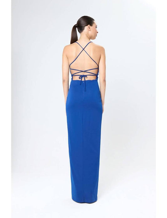 Vestido largo cut out 4858