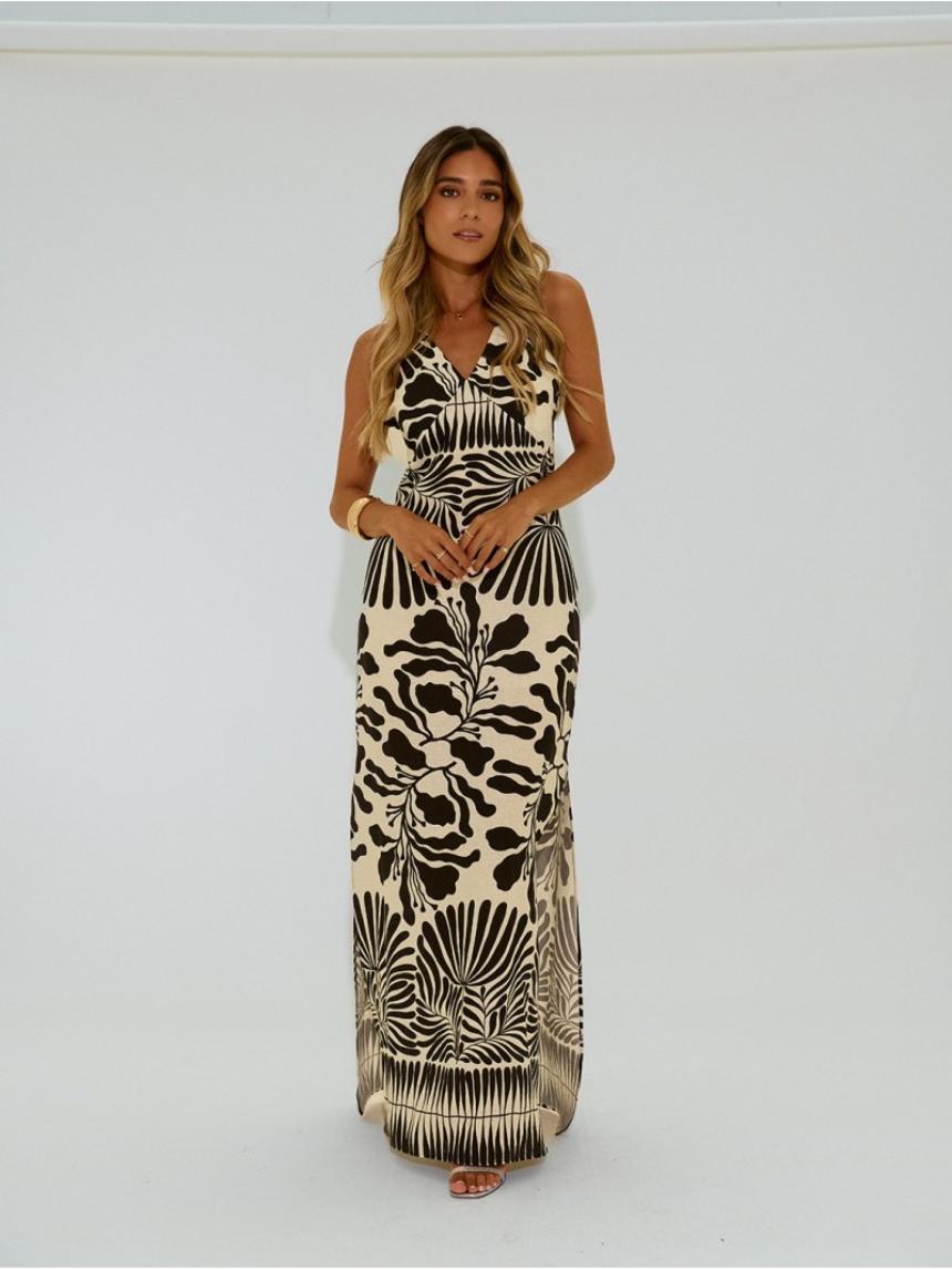 Vestido espalda cruzada