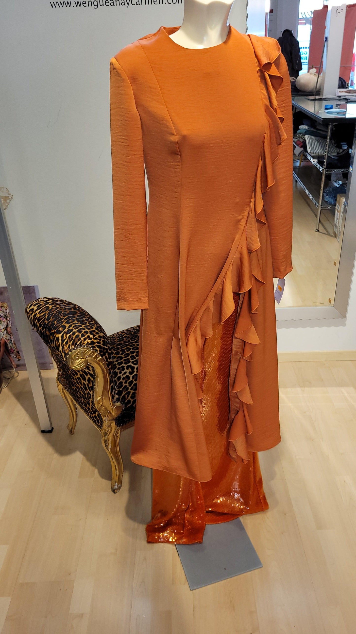 Conjunto vestido-pantalón - Wengué Ana y Carmen - Conjuntos de pantalón - Wengué Ana y Carmen 