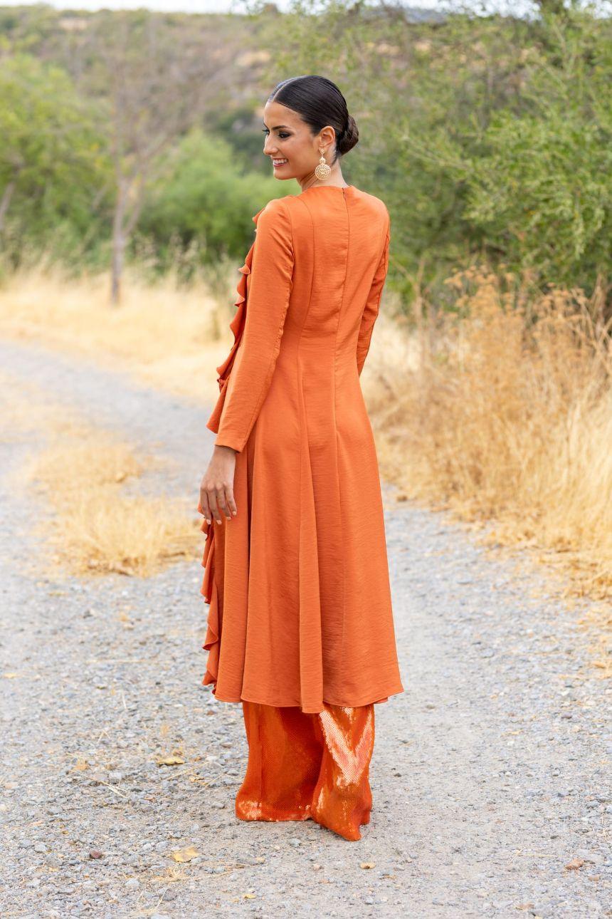Conjunto vestido-pantalón - Wengué Ana y Carmen - Conjuntos de pantalón - Wengué Ana y Carmen 