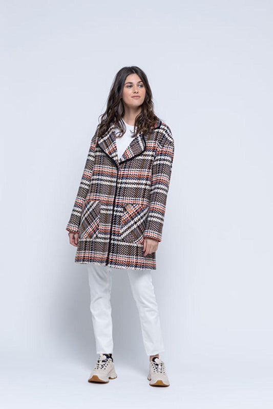 Chaquetón cuadros multicolor - Wengué Ana y Carmen - Abrigos - Hongo 