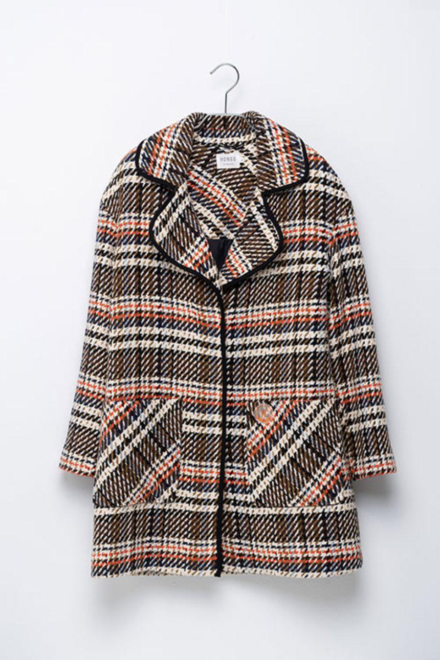 Chaquetón cuadros multicolor - Wengué Ana y Carmen - Abrigos - Hongo 
